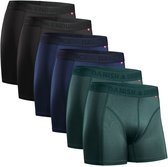 DANISH ENDURANCE Sportonderbroeken Heren - Quick Dry - Sport Boxershorts - 6 pack - Meerkleurig - Maat XL