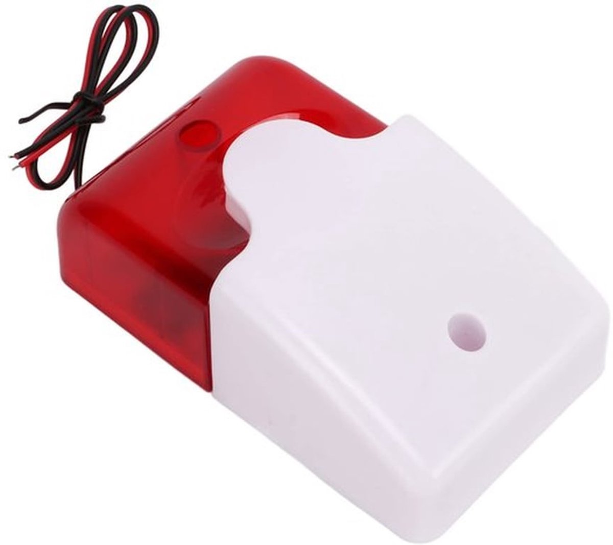 Geluids- en lichtalarm, instelbaar, slagvast sirene-alarm, flitser met hoog decibel beveiligingswaarschuwingsapparaat 12V (220V)