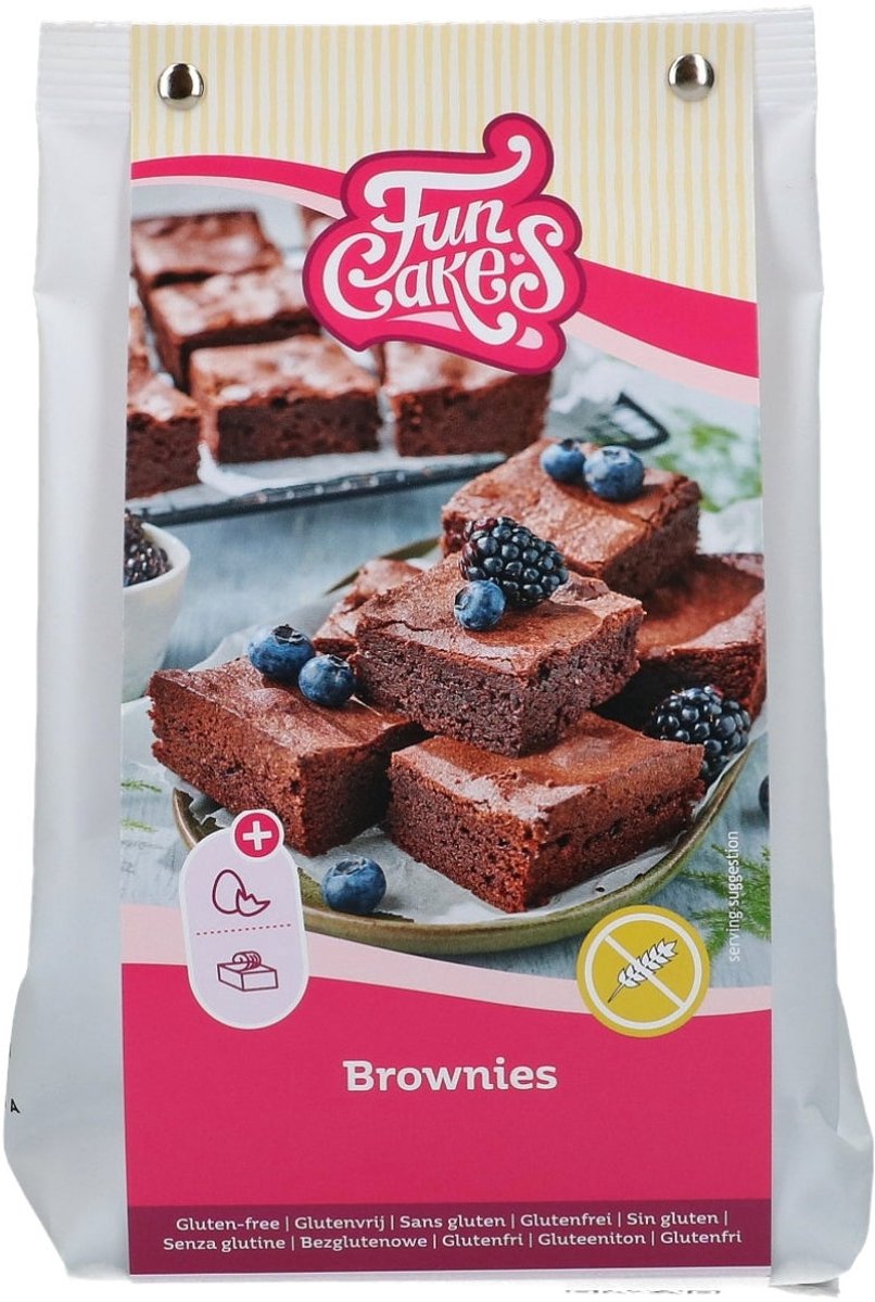 FunCakes Mix voor Brownies Glutenvrij 400g