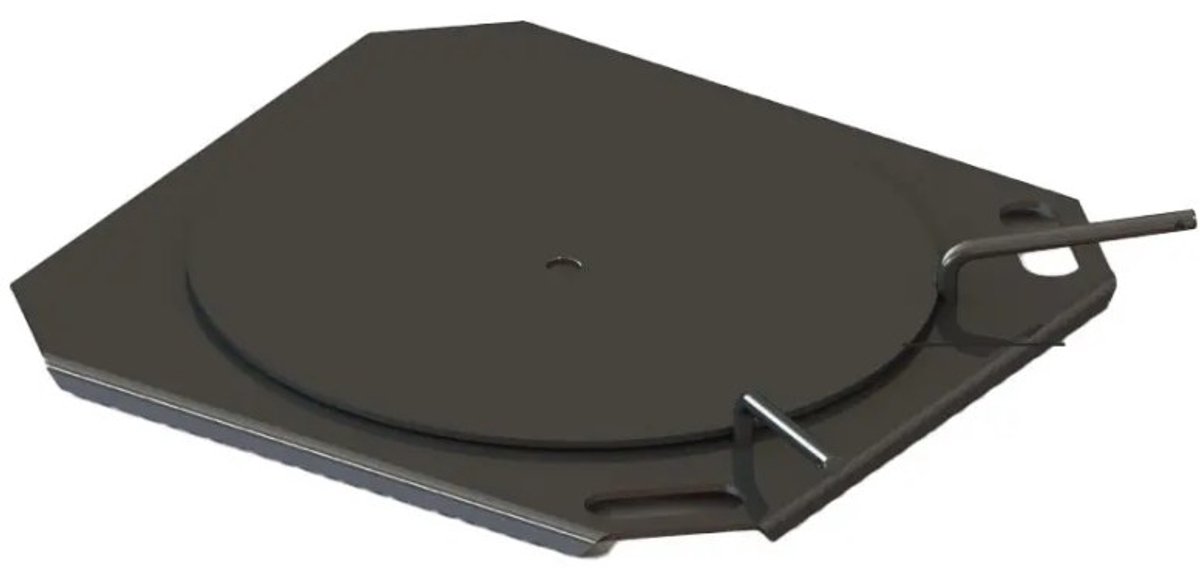 Wieluitlijnings-draaiplaten / draaitafels – universeel, lage uitvoering (20 mm hoog)