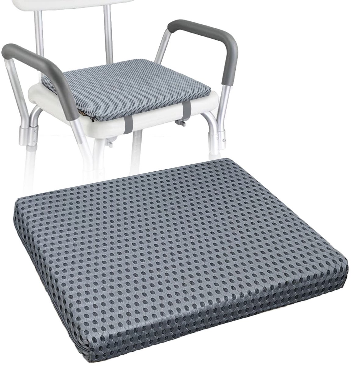 Omgoods - Douchezitkussen met 4D Mesh voor Extra Comfort