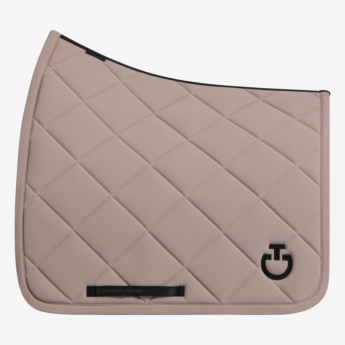 Cavalleria Toscana Diamond Quilted Jersey Zadeldek Full Cipria