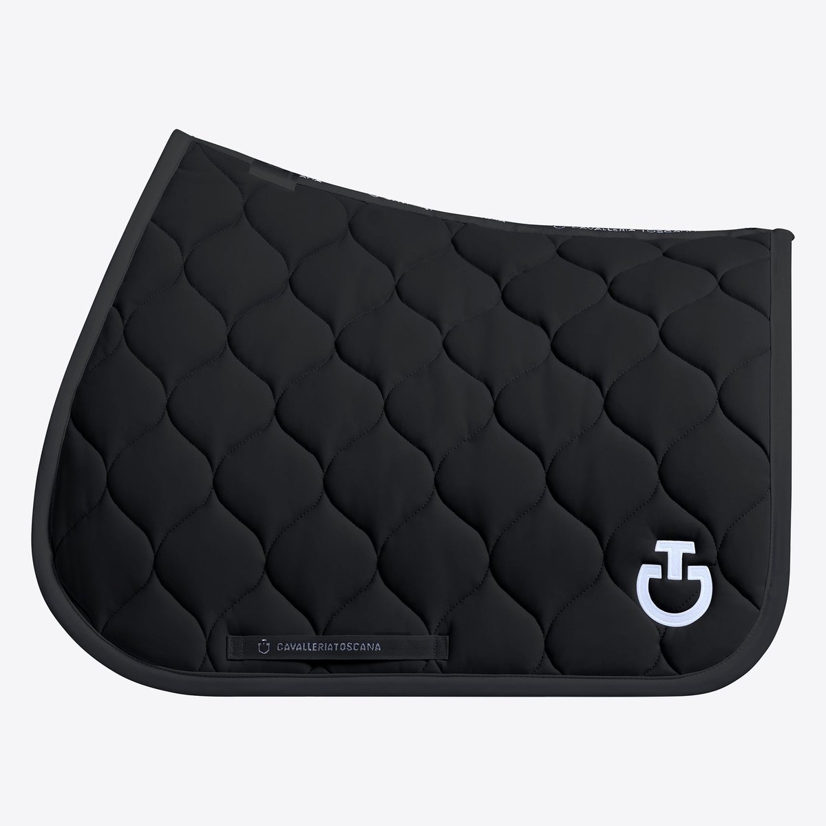 Cavalleria Toscana New Circular Quilted Jersey Zadeldek Jumping Full Zwart