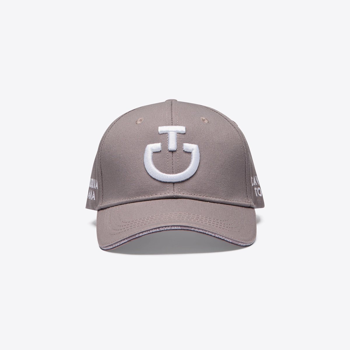 Cavalleria Toscana CT Cap katoenen pet Cipria/Wit