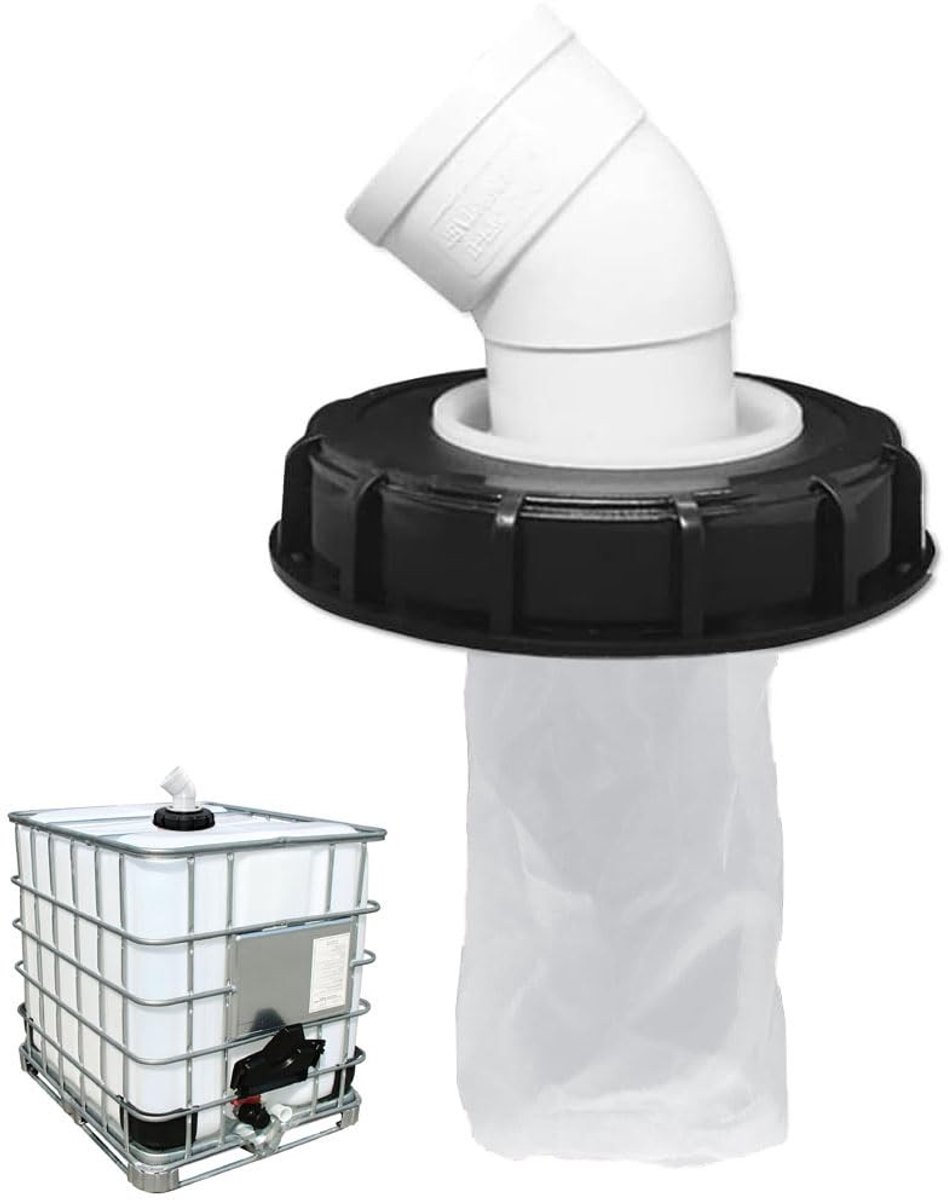 Omgoods - IBC Tankfilter met Deksel voor Regenwateropvang