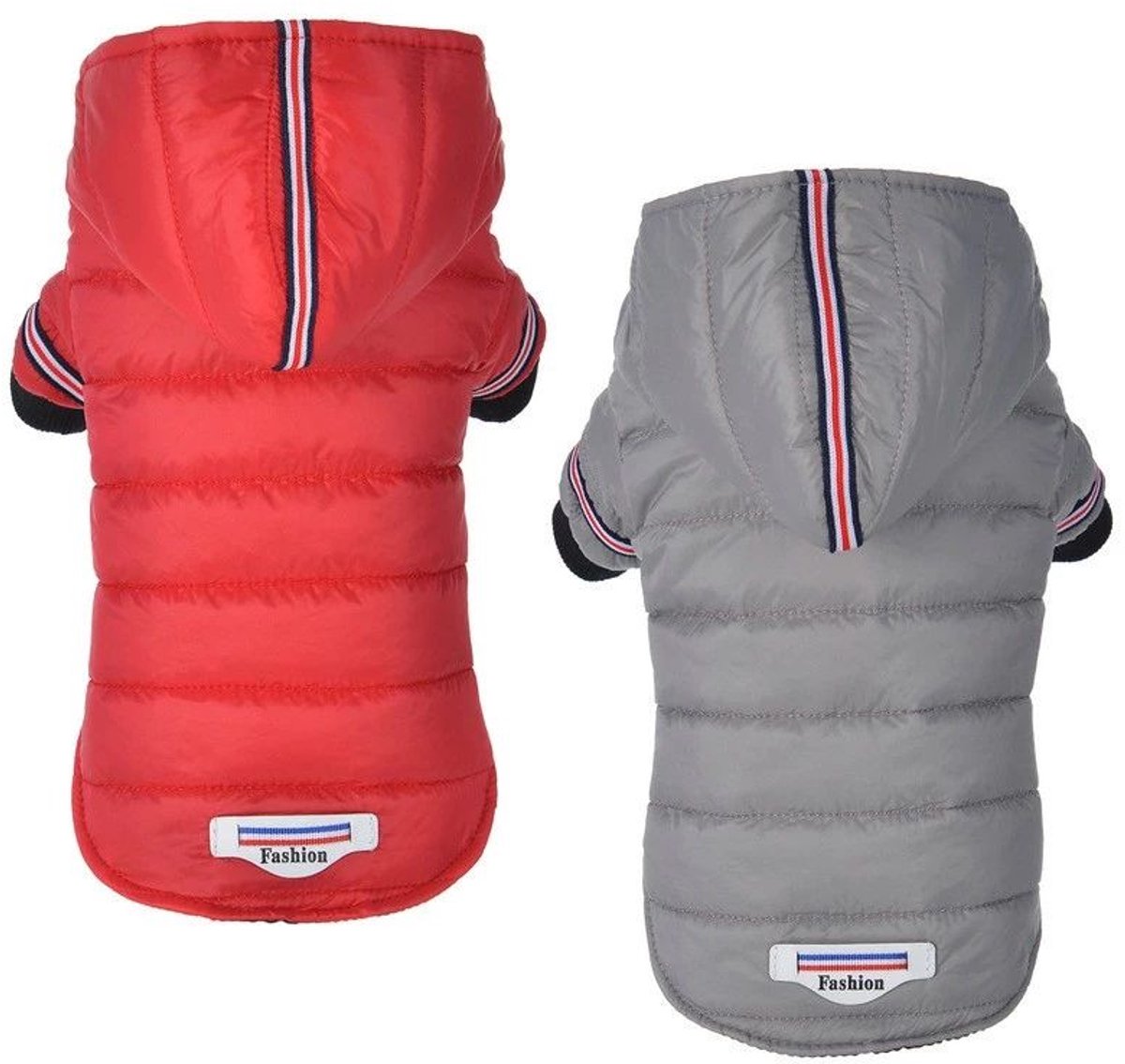 Waterdichte jas Winter voor hond Rood, S