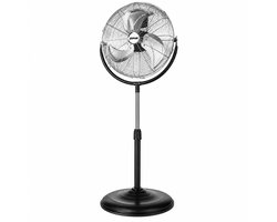 Lifero Staande Ventilator 120W - Ventilatoren - Verstelbaar 3 Standen - Vloerventilator -…