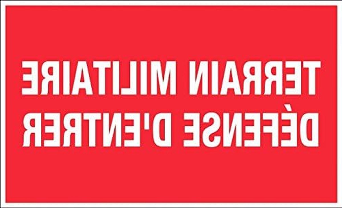 Veiligheidspaneel - Toegangscontrole bord - Terrein Beveiliging - UV-bestendig - 330x200 mm - Wit