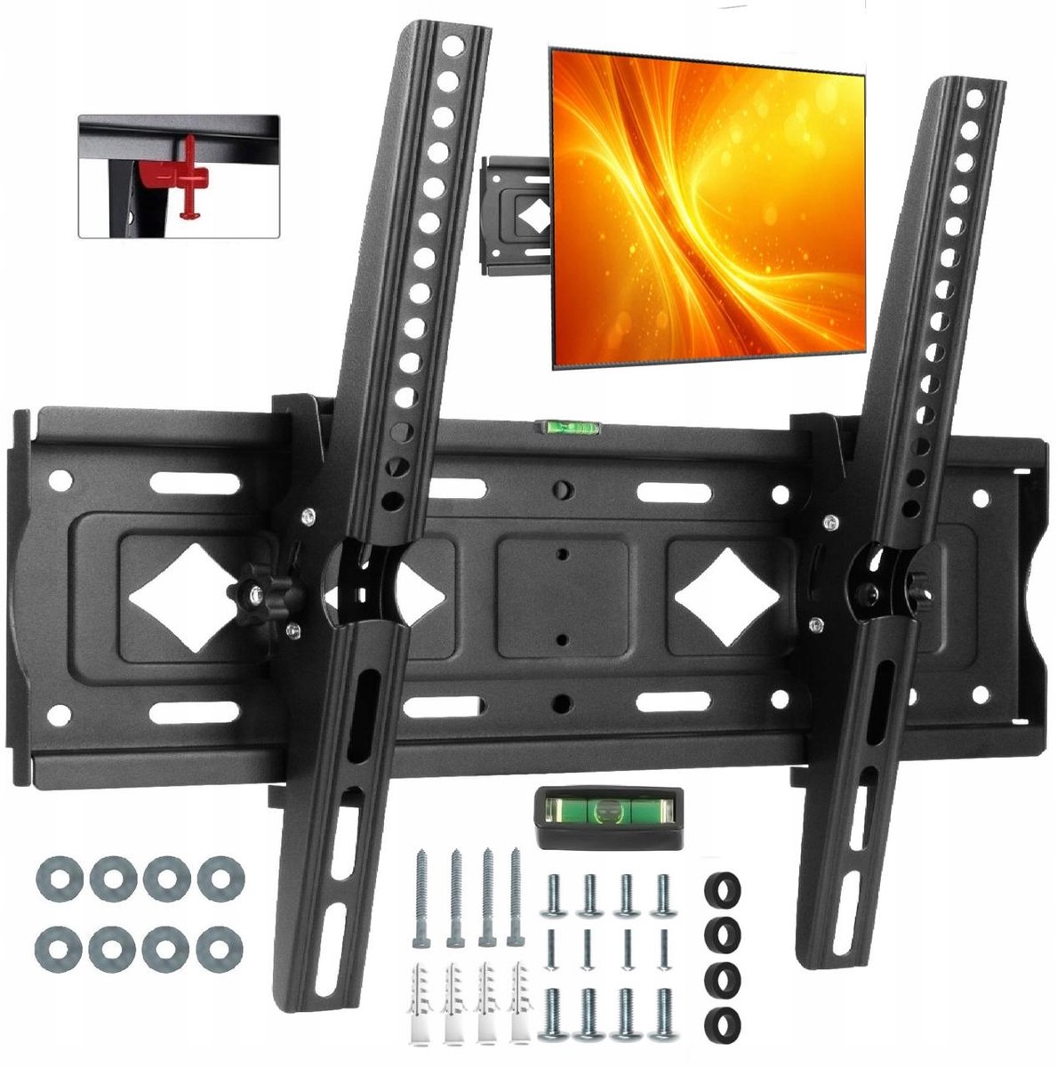 Extra Sterke TV Muurbeugel 25-80 inch, 80kg, Kantelbaar