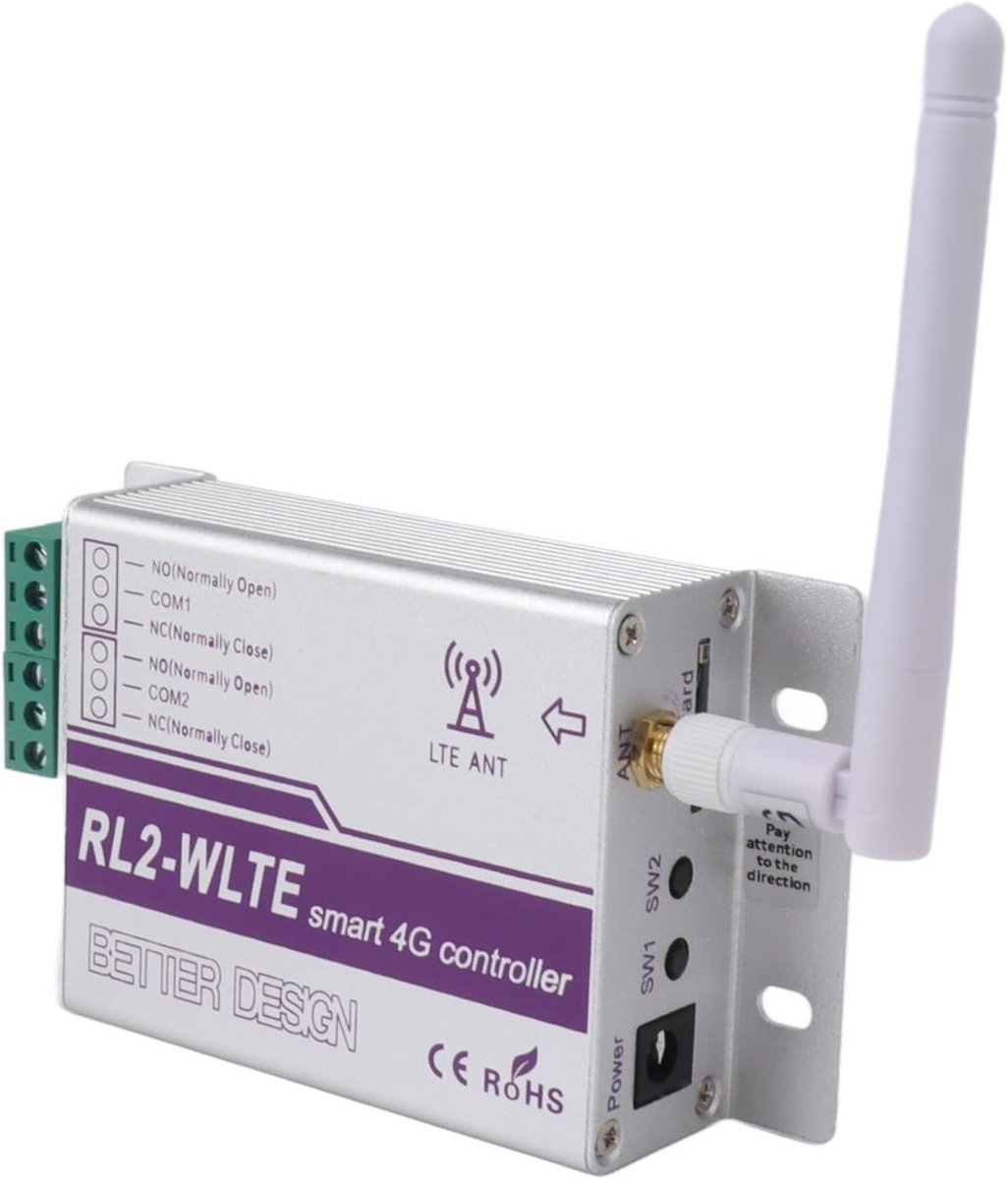 Draadloze 4G GSM Deuropener met 2 Kanalen en APP Afstandsbediening voor Toegang en Controle
