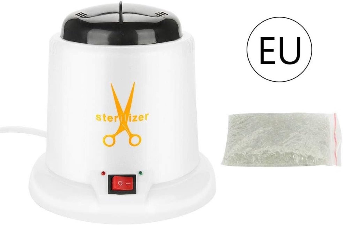 Sterilisatiebox voor nageltools met kwartszand, hoge temperatuur, voor metalen make-up en nagelgereedschap, 220V