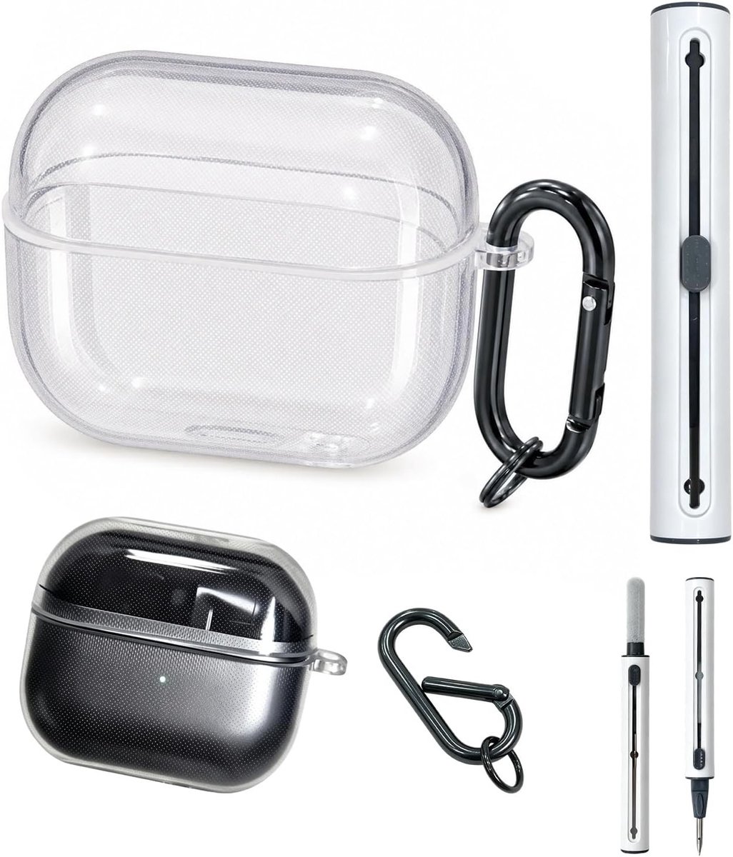 Transparante beschermhoes voor draadloze oordopjes, eenvoudig te monteren, perfect voor Galaxy Buds3 en Buds3 Pro