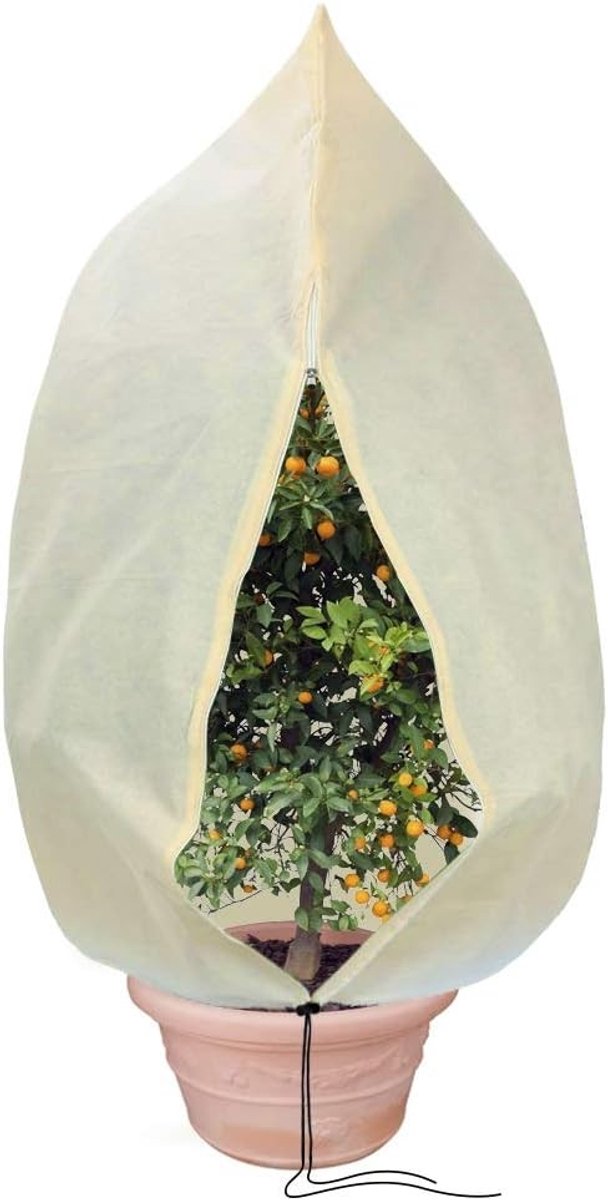 Winterse Fleece Beschermhoezen voor Planten - 2-Pack Warming Jackets (120 x 180 CM) voor Vorstbescherming en Tuinonderhoud