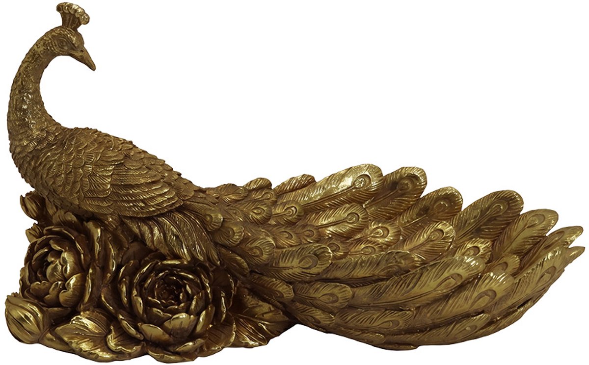 Clayre & Eef Decoratie schaal Goudkleurig Kunststof