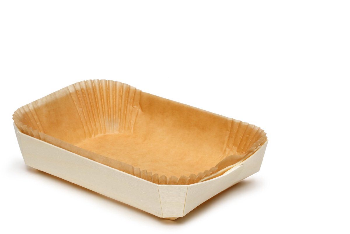 Pani-bakvormen set van 10 - Houten bakvorm met papieren vouwdoos - Ideaal voor taarten en gebak - ShopVlot