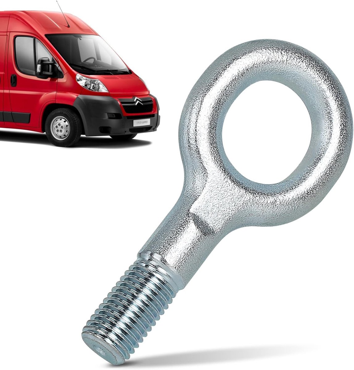 Trekkhaak 1348135080 107mm Trekoog Geschikt voor FIAT Ducato, Citroen Relay en Peugeot Boxer - Hoogwaardige Kwaliteit en Duurzaam Materiaal