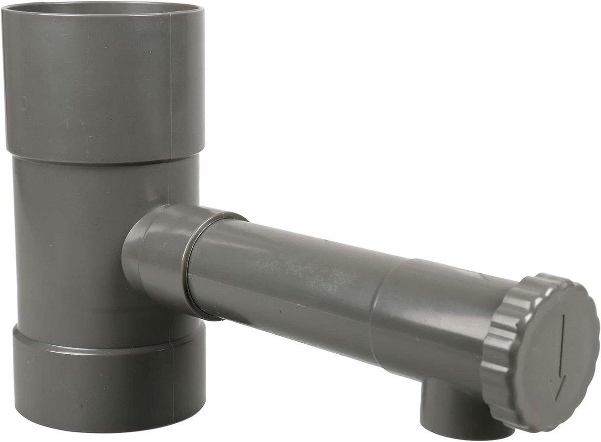 Regenwater Verzamelaar - Wateropvangbuis - Duurzaam Water - PVC Materiaal - 80 mm Doorsnede - Grijs