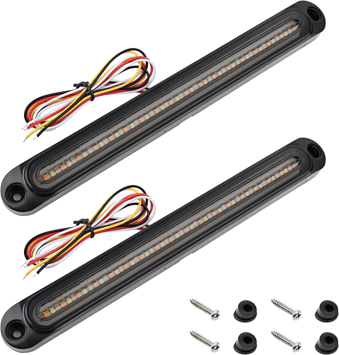 LED Aanhangwagenverlichting 12-24V Achterrem Stop-Knipperlichten voor Vrachtwagens en Campers, Geschikt voor Offroad en ATV Gebruik