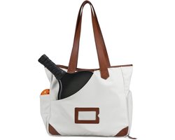 Pickleball tas met schoencompartiment - canvas - lichtgewicht - ideaal voor sportreizen - ShopVlot
