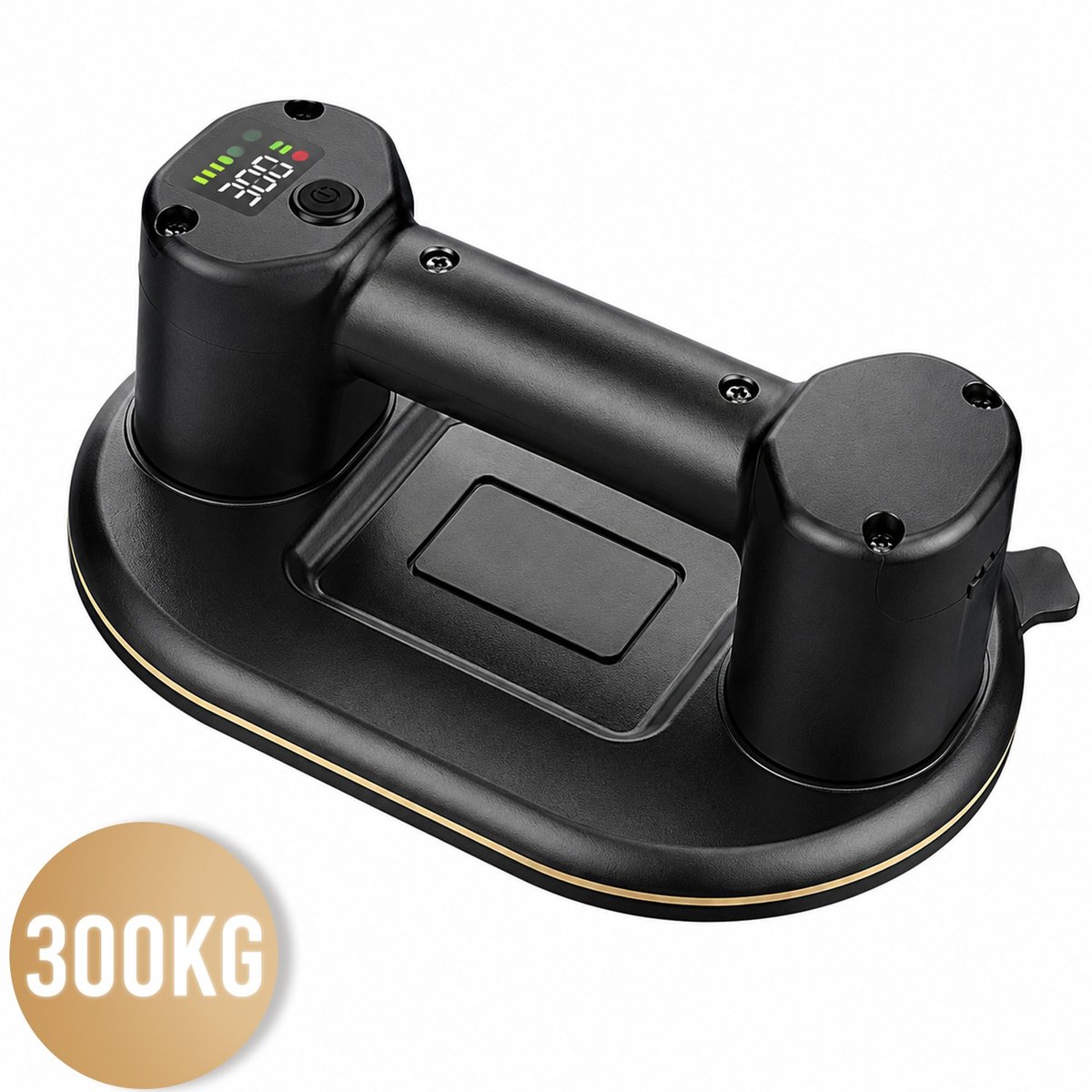 Āurvena® Elektrische Glaszuiger 300KG-Vacuüm Tegel Lifter – Zuignap voor Glas, Tegels, Steen & Graniet- USB-C Oplaadbaar – Inclusief Opbergkoffer