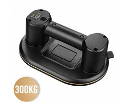 Āurvena® Elektrische Glaszuiger 300KG-Vacuüm Tegel Lifter – Zuignap voor Glas, Tegels, Steen & Graniet- USB-C Oplaadbaar – Inclusief Opbergkoffer