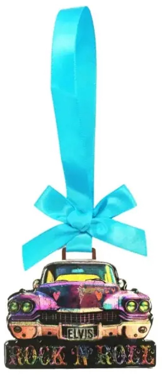 Elvis Presley Pink Cadillac Rock ’n’ Roll Ornament