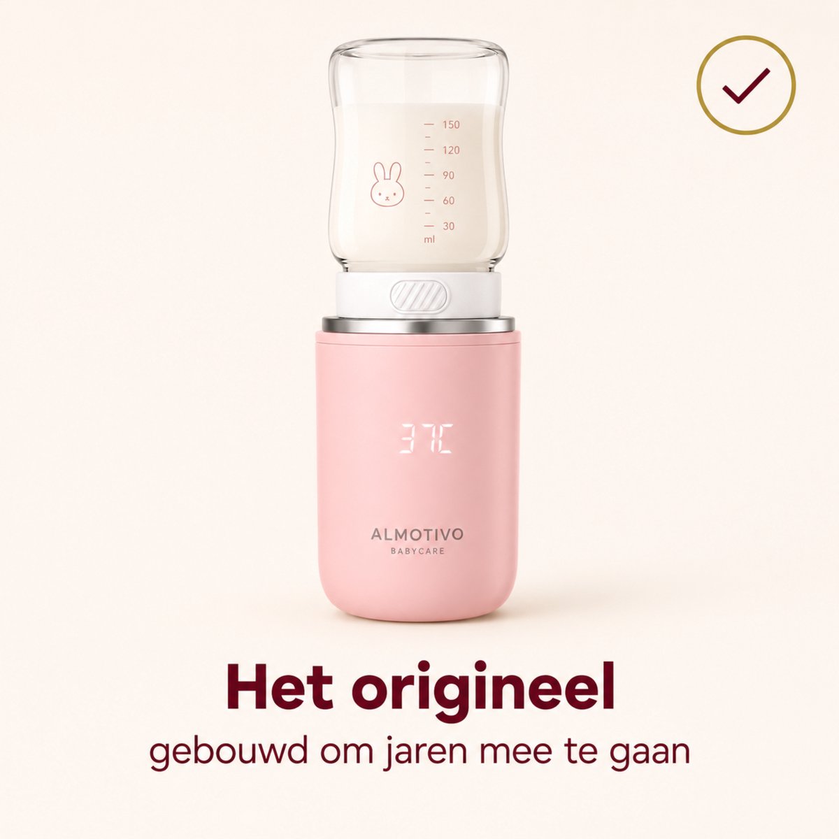 Almatni Almotivo baby care - Baby flessenwarmer Onderweg - Draadloos, Draagbaar, 13.200mAh, 5 Min, Volledig Gecertificeerd, Veiligste Keuze Voor Je Baby thumbnail 6