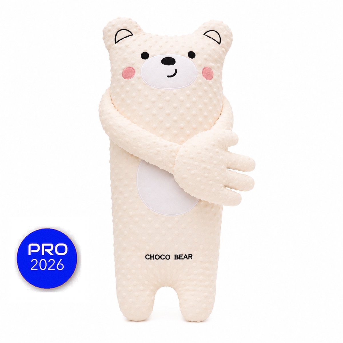 Sleepbuddy For Baby - Sleepbuddy Baby - Sleepbuddy - Choco Bear - Kawaii Kussen - Kawaii Knuffel - Slaaphulp Baby - Lange Knuffel Voor In Bed - Pluche Knuffels