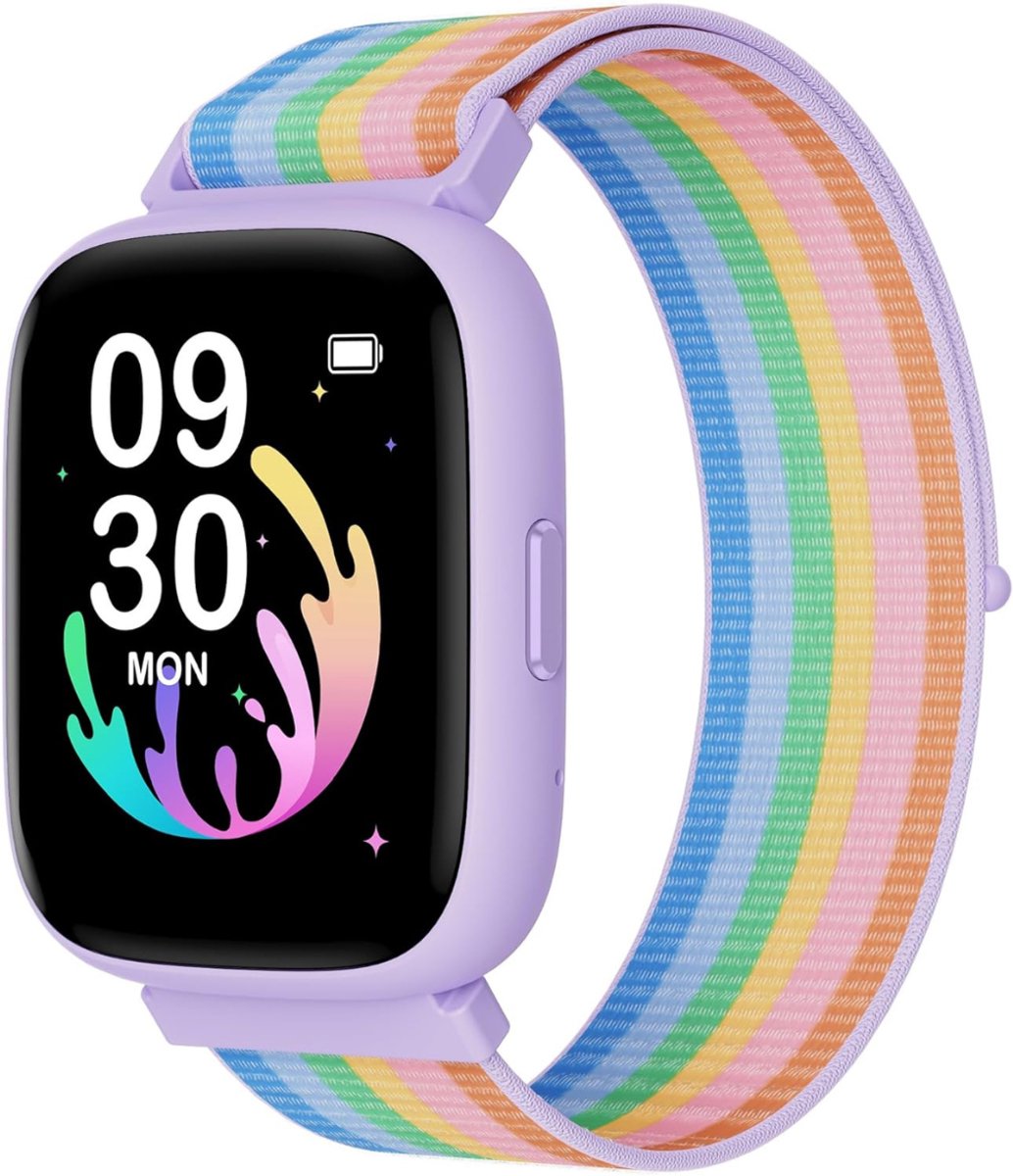 Allvia® Stappenteller Kinderen - Stappenteller Armband - Stappenteller Dames - Veelkleurig - 22cm x 4cm x 2cm