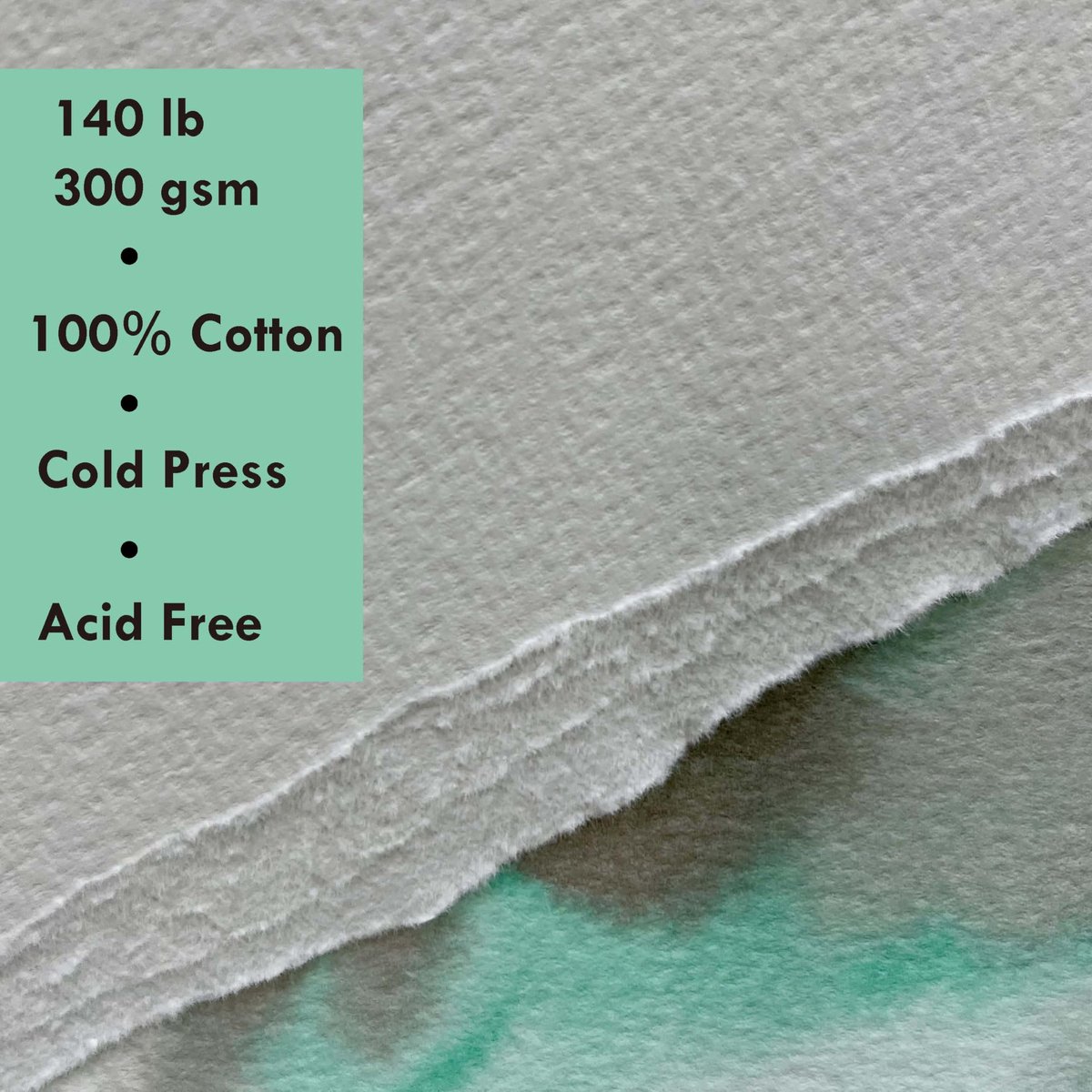 Aquarel Notitieboek 19 x 13 cm - 100% katoen - 300 g - ideaal voor schetsen - ShopVlot