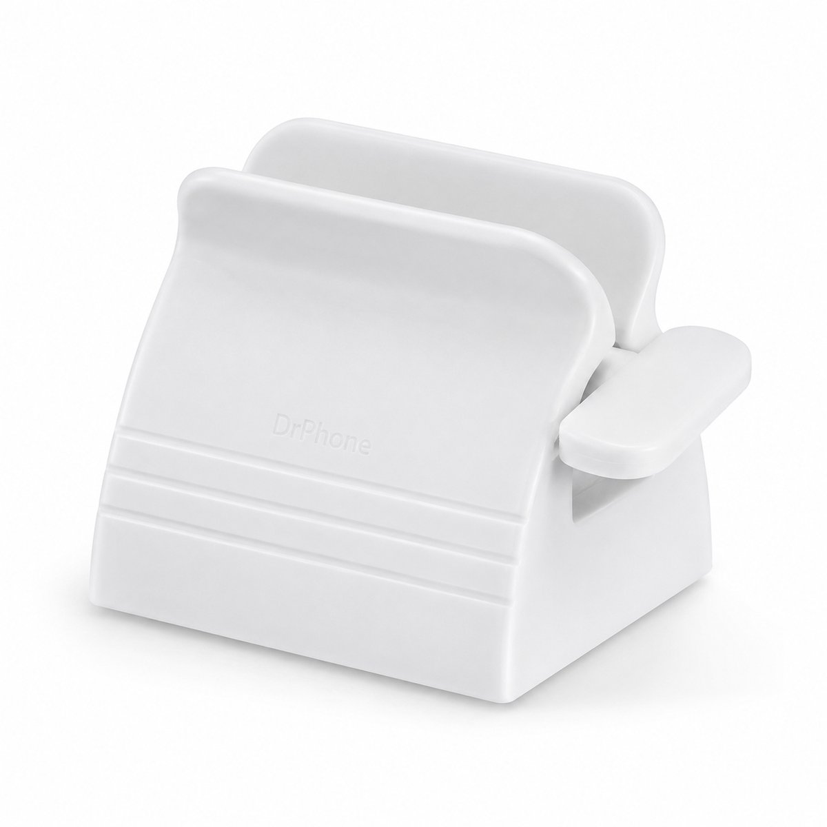 DrPhone TubePress – Tandpasta Knijper & Tube Uitknijper – Tube Roller – Handmatige Dispenser – Wit