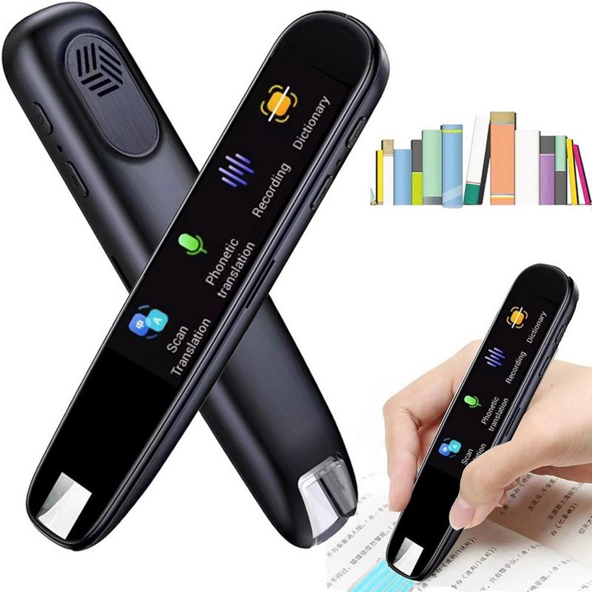 Taalcomputer, taalvertaler, vertaalpen, scanner, ondersteunt 112 talen/OCR/WLAN