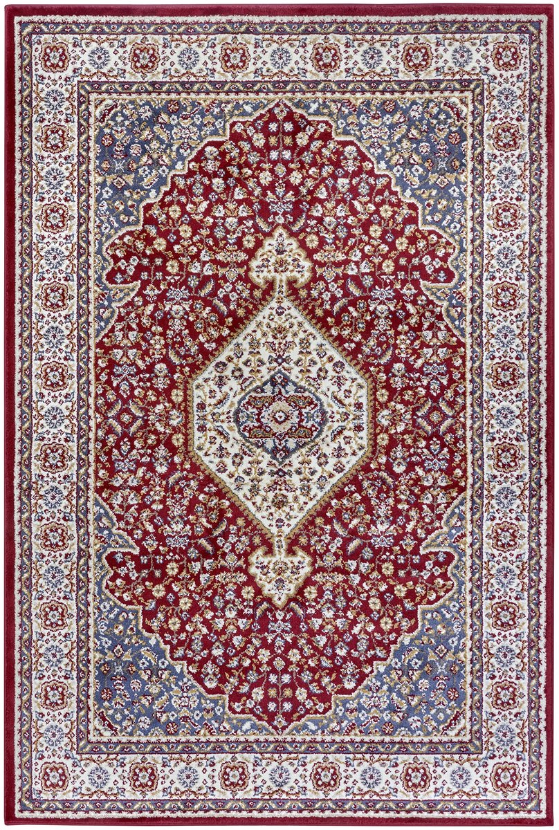Oosters tapijt loper 160 x 235 cm - vintage look - dicht geweven ornamenten - ideaal voor woonkamer - ShopVlot