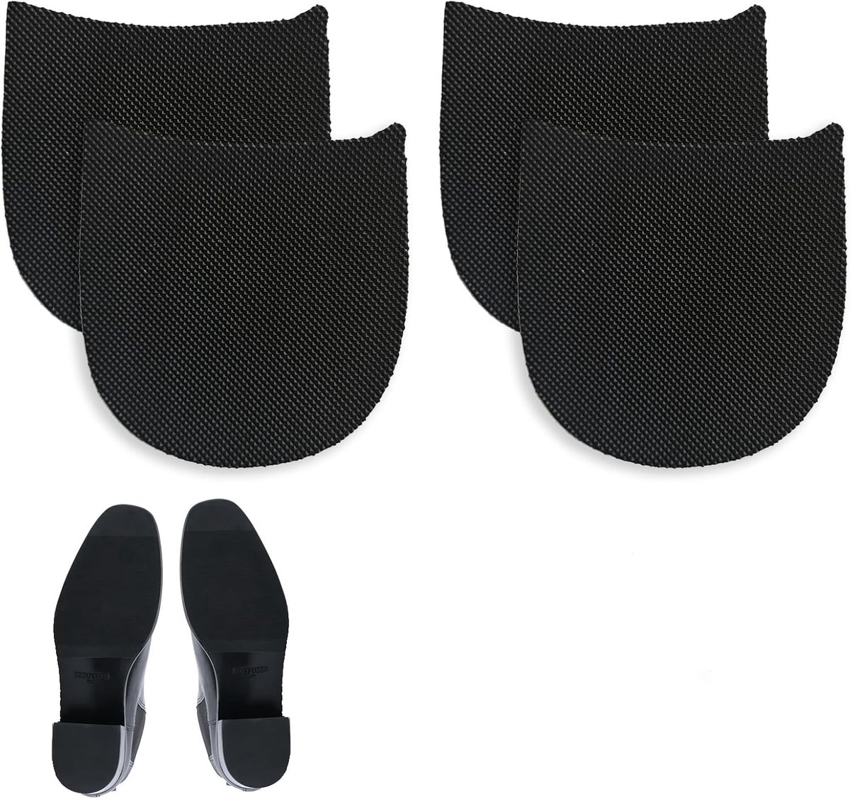 Reparatiezolen voor schoenhakken van rubber, 5 mm dikke antislip zolen, complete schoenreparatieset voor duurzame bescherming en comfort