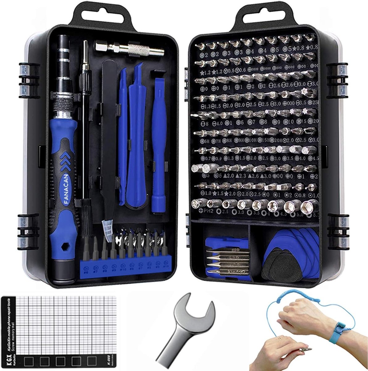 Precisie Schroevendraaierset met Torx en Triwing voor iPhone, Macbook, Switch, PS4 en meer - Ideaal voor Smartphone, Laptop en Brillen Reparaties