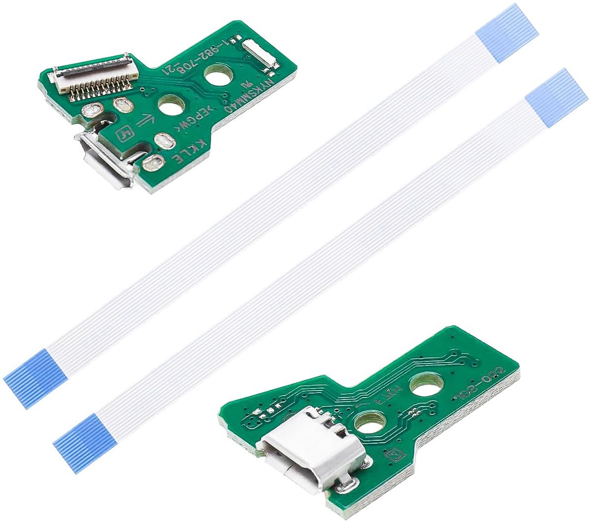 Oplaadpad controller 2-delig - interfacekaart JDS-055 - 12-pins lintkabel - ShopVlot