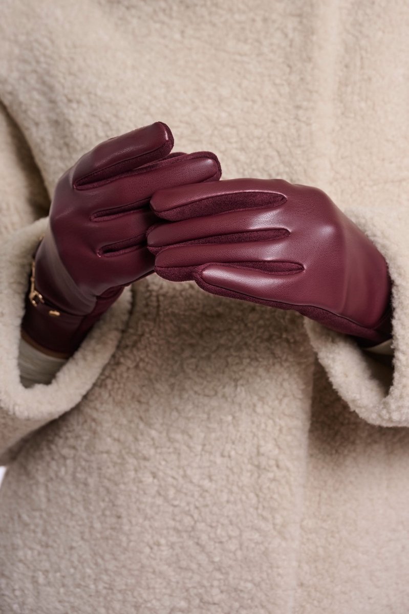 Rino & Pelle Accessories - Havila gloves - Sangria