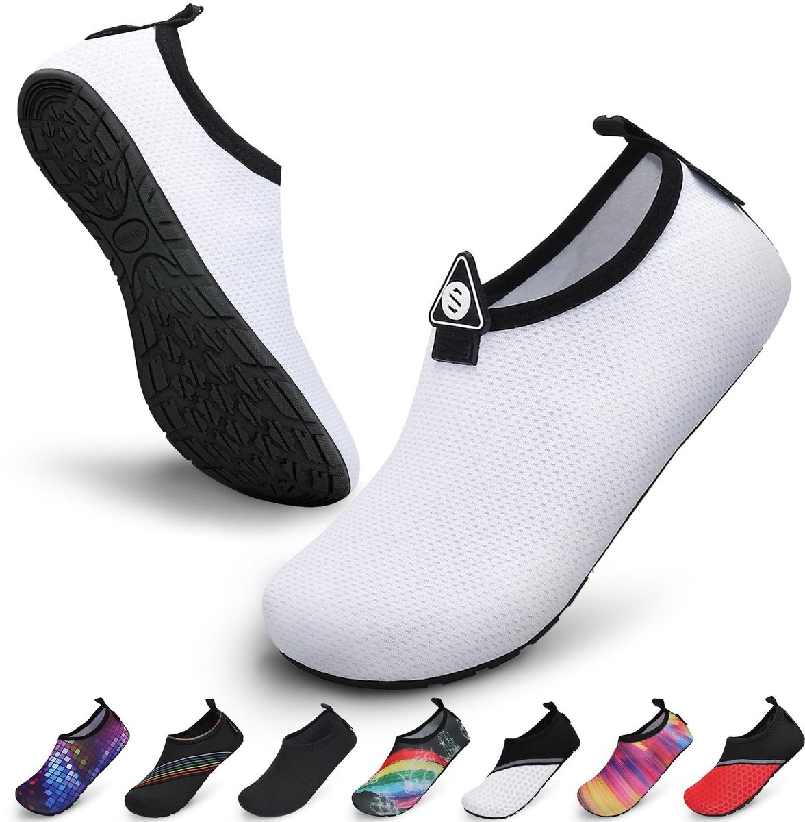SAGUARO Waterschoenen Heren Dames Zwemschoenen Antislip Lichtgewicht Watersportschoenen Sneldrogend Blote Voeten - ShopVlot