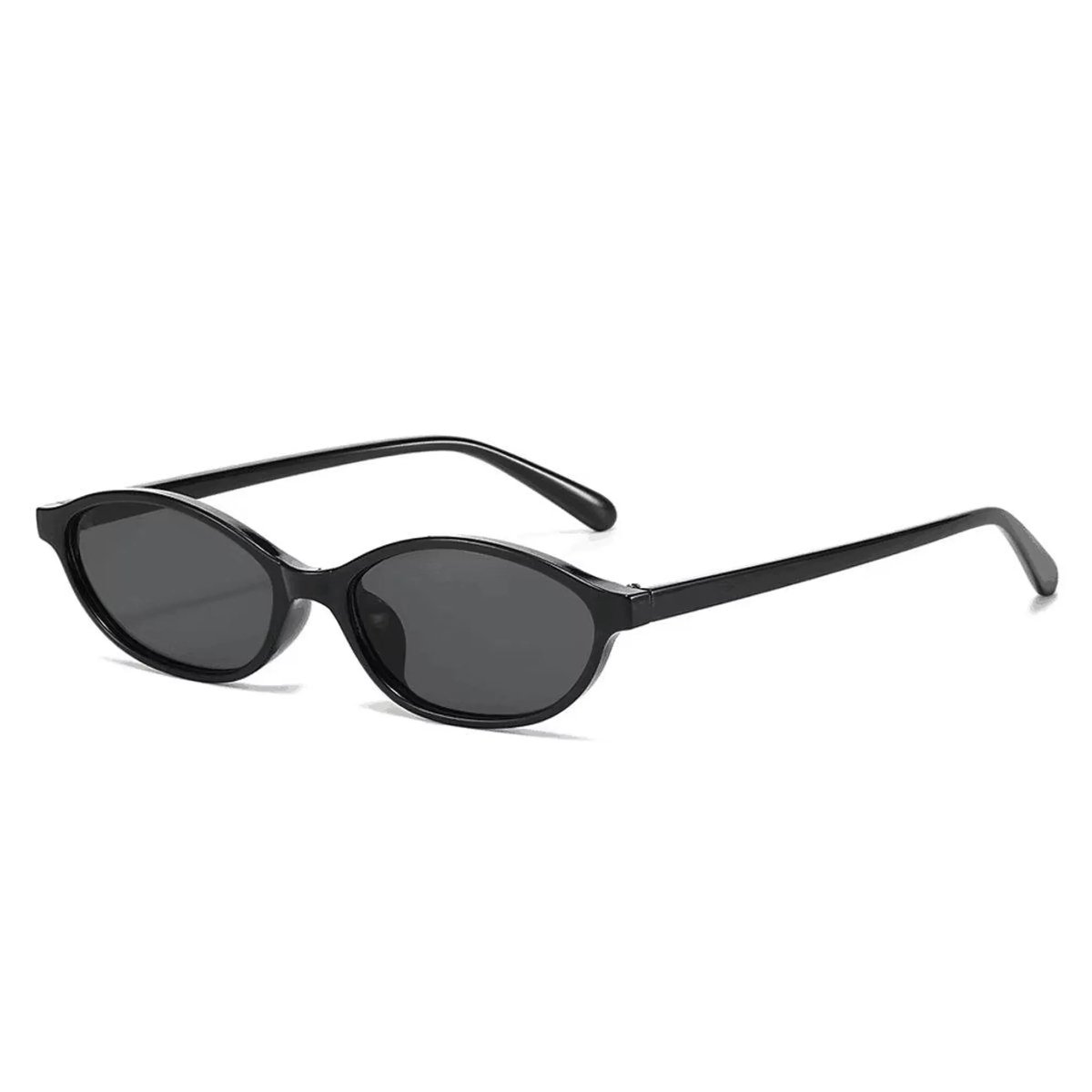 Casalora Cat Eye Zonnebril Dames – Retro Ovale Smalle Zonnebril – Trendy Vintage Zonnebril met UV400 Zonbescherming – Mode Zonnebril voor Dames