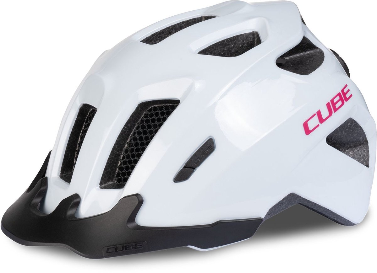 CUBE Fietshelm Fink - Kinderhelm - 11 Ventilatiegaten - SNAP 360 CUBE fit - X-Lock-montagesysteem - EPS In-Mould - 52-57 cm - M - Donkerblauw
