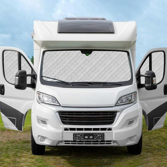 Thermische mat voor Ducato, Peugeot Boxer en Citroen Jumper 2006-2021, 3-delige cabine isolatie voor warmtebehoud en privacybescherming — afbeelding 5