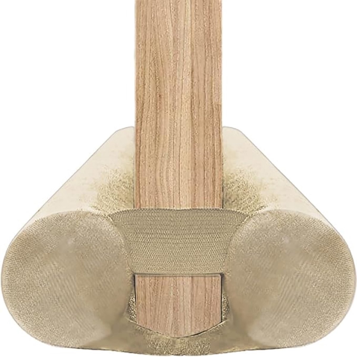 Tochtstopper voor deur - dubbelzijdig tochtkussen voor voordeurafdichting - Beige - 85-100cm