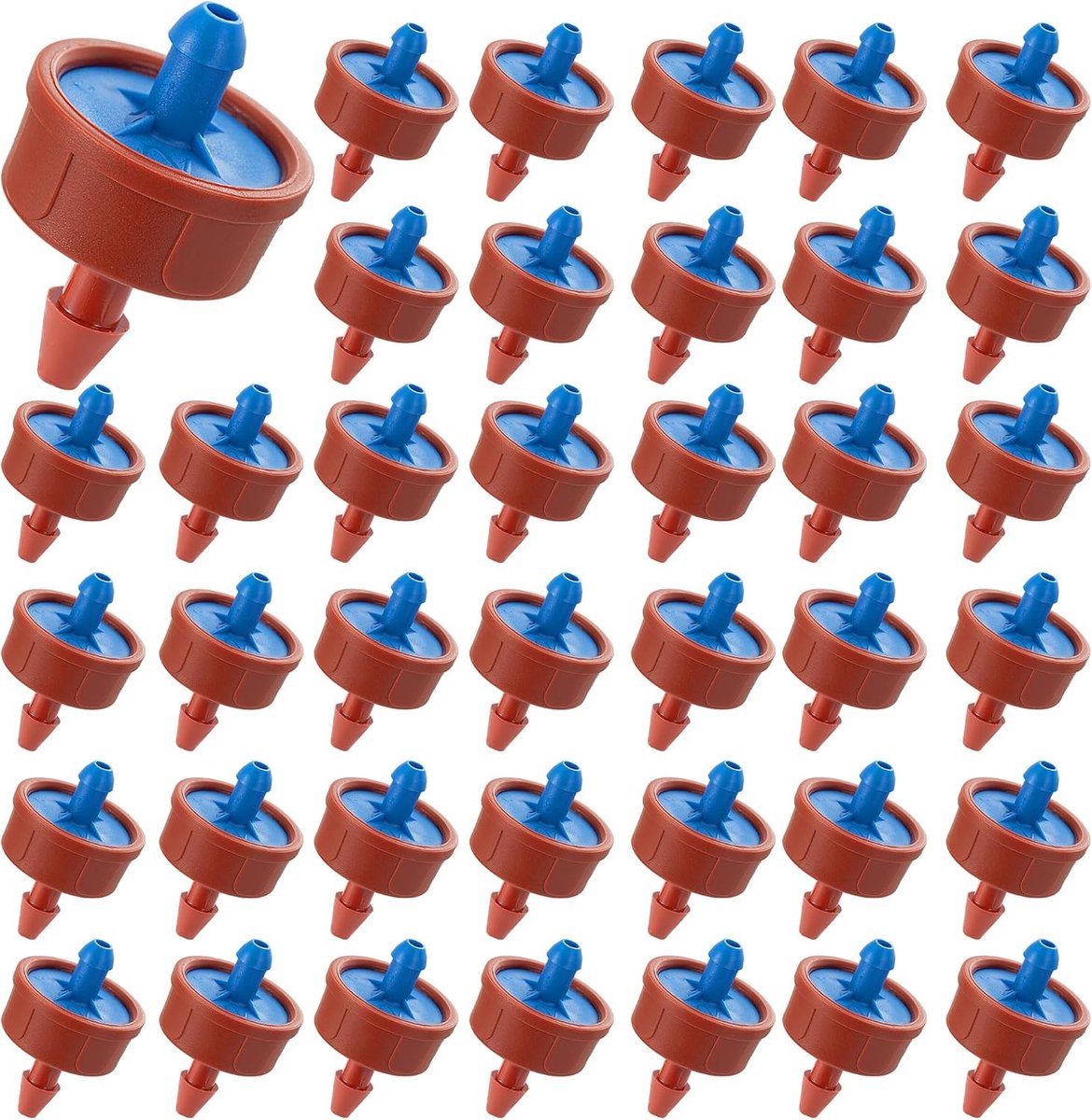 60 Stuks Drippers voor Drip Irrigatiesystemen - Drukcompensatie, Constante Stroom, Tuinplanten en Potten