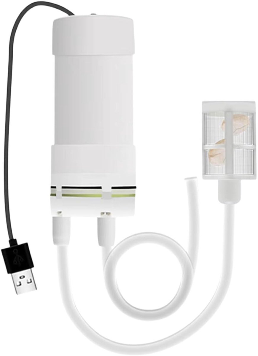 Zelfaanzuigende USB-waterpomp - mini-waterpomp - roestvrijstalen filter - ideaal voor aquarium - ShopVlot