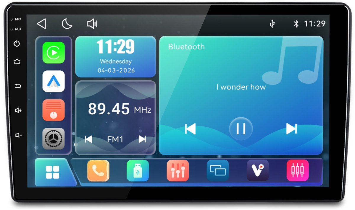 Cestovet Autoradio - Geschikt Voor Skoda Fabia 2007 t/m 2014 - Apple Carplay & Android Auto (Draadloos)