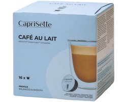Koffiecapsules compatibel met NESCAFÉ® Dolce Gusto® Caprisette Café au Lait, 16 st.