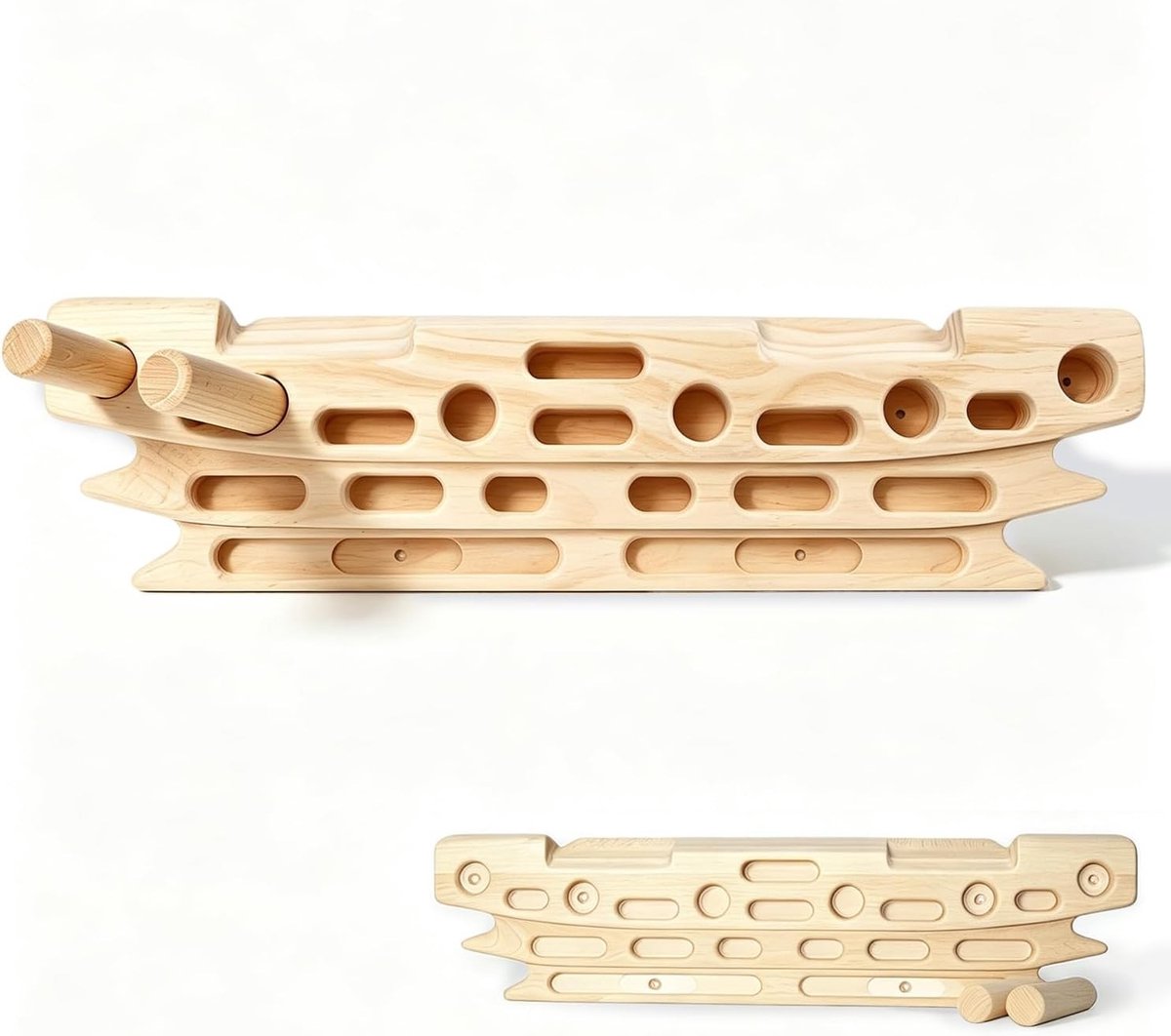 Hanging board voor vingertraining, klimtraining en krachttraining aan de deur, ideaal voor beginners en gevorderden