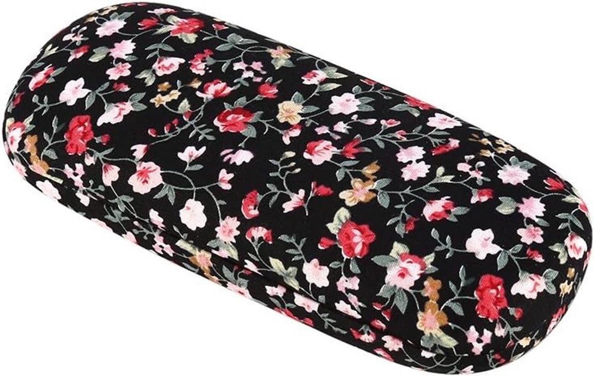 Schattige Harde Brilhoes voor Vrouwen, Kinderen en Tieners met Bloemenpatroon - Draagbare Brilbescherming, Geschikt voor Alle Maten