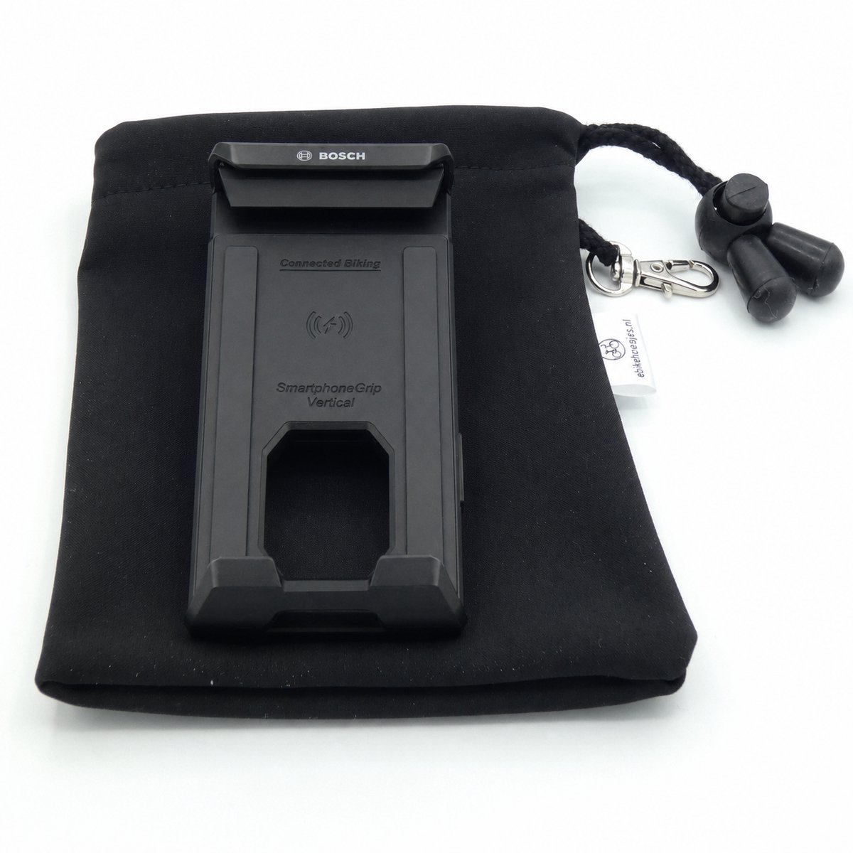 Ebike hoesje xl display Bosch Smartphone grip verticaal Zwart softshell DLX
