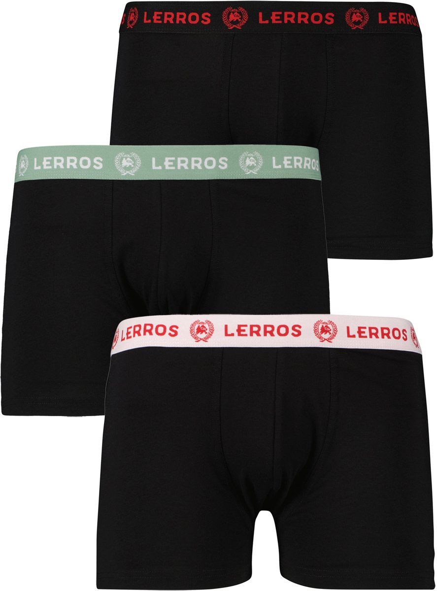 LERROS Boxershorts 3-pack gemengde kleuren , Maat: S , Kleur: MIX PACK 290/290/290 , 95% katoen, 5% elastaan